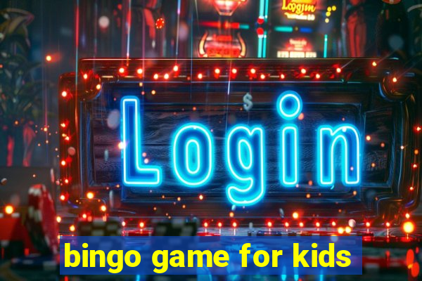 bingo game for kids