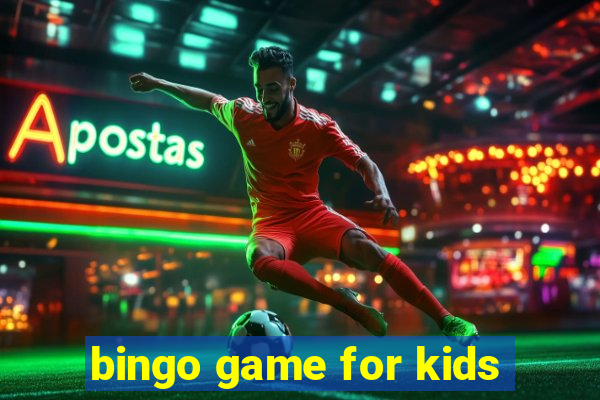 bingo game for kids