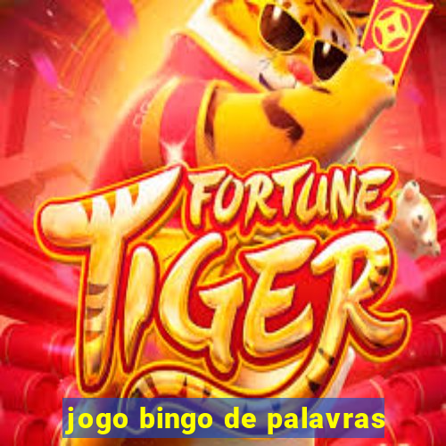 jogo bingo de palavras