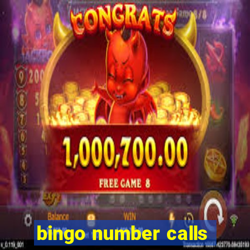 bingo number calls