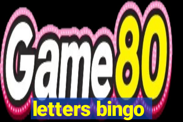 letters bingo