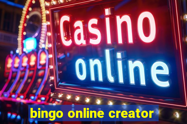 bingo online creator