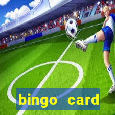 bingo card generator with pictures