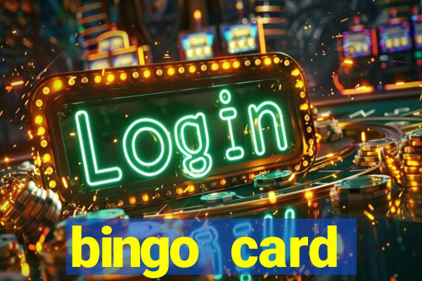 bingo card generator with pictures