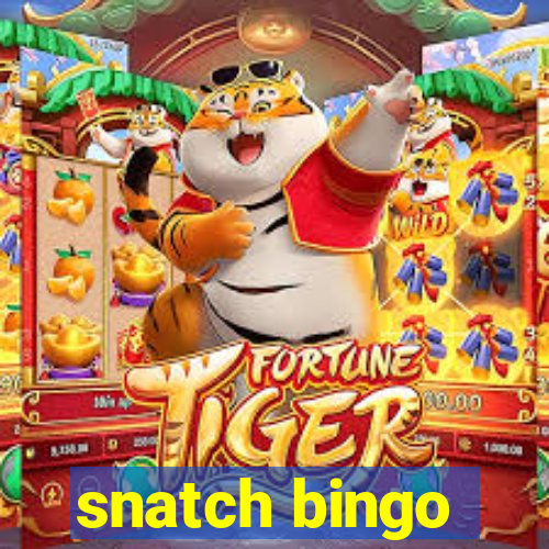 snatch bingo