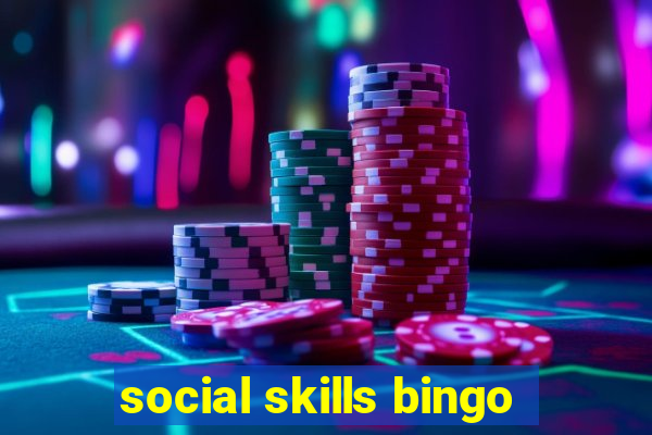 social skills bingo