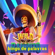 bingo de palavras