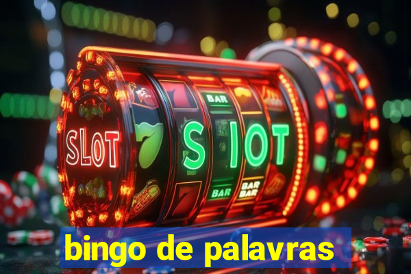 bingo de palavras