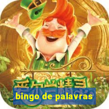 bingo de palavras