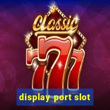 display port slot