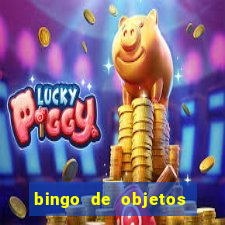 bingo de objetos para imprimir