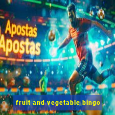 fruit and vegetable bingo