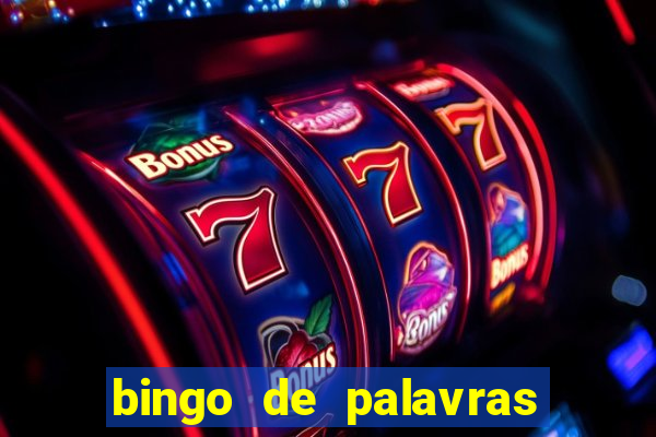 bingo de palavras de natal