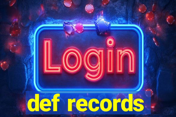 def records