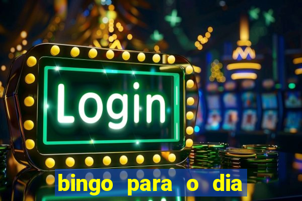 bingo para o dia das m?es