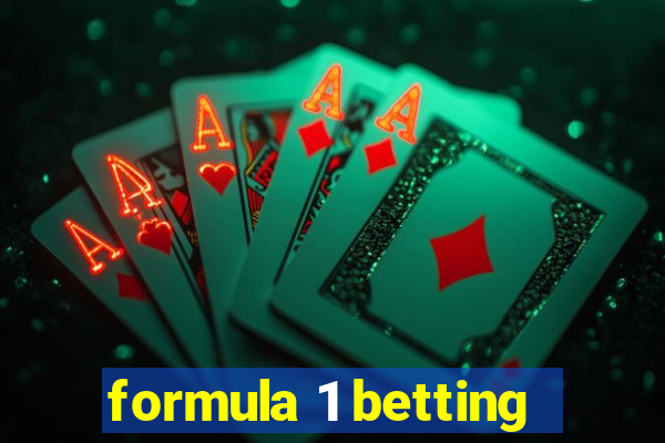 formula 1 betting