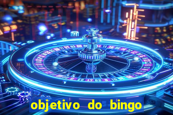 objetivo do bingo de letras