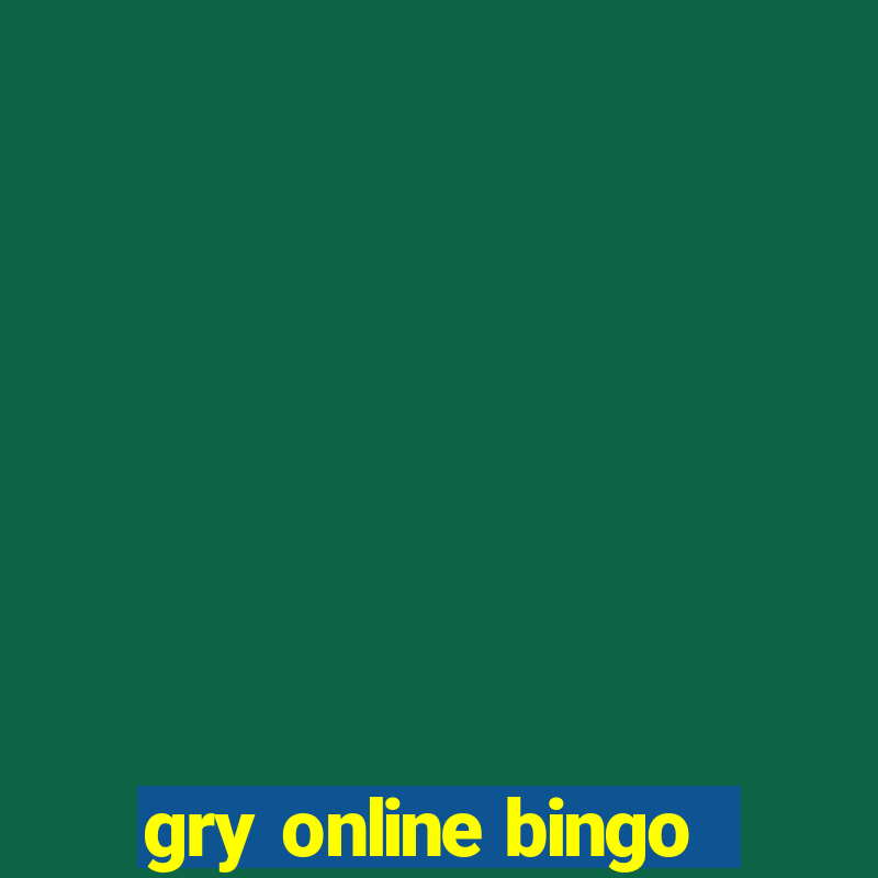 gry online bingo