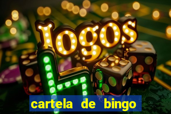 cartela de bingo da subtra??o para imprimir