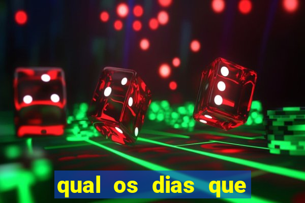 qual os dias que corre a lotofácil