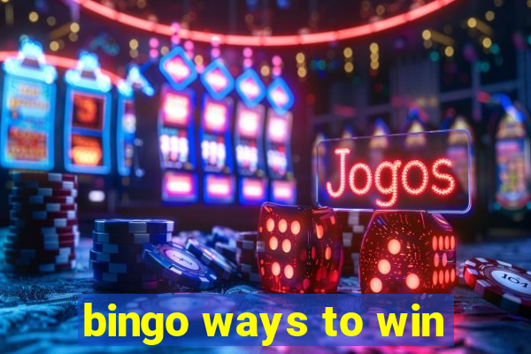 bingo ways to win