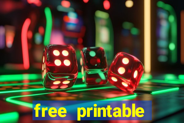 free printable bingo games