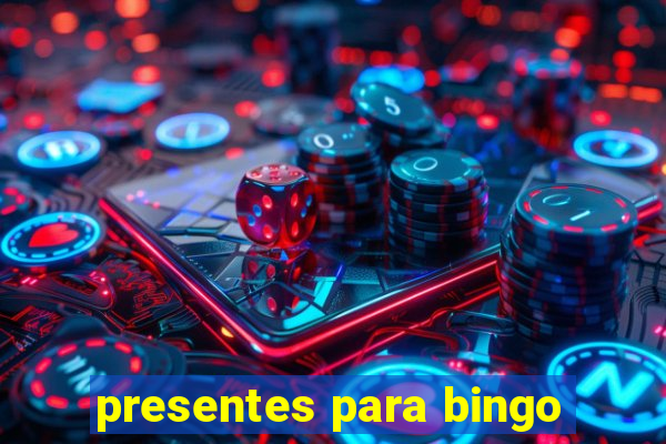 presentes para bingo