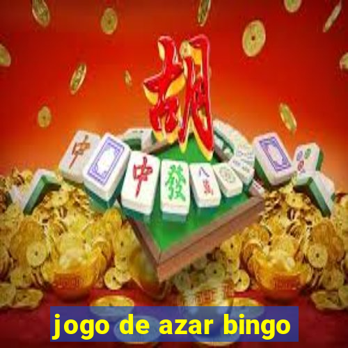 jogo de azar bingo