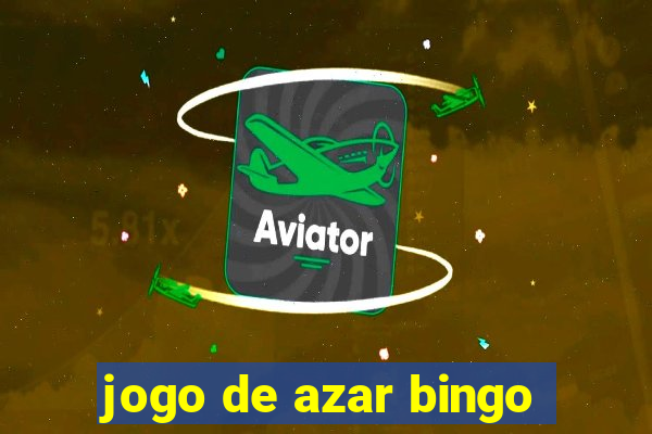 jogo de azar bingo