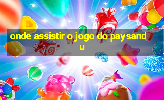 onde assistir o jogo do paysandu