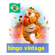 bingo vintage