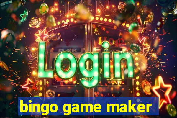 bingo game maker