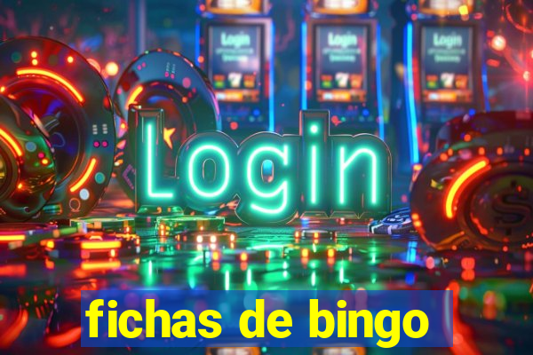 fichas de bingo