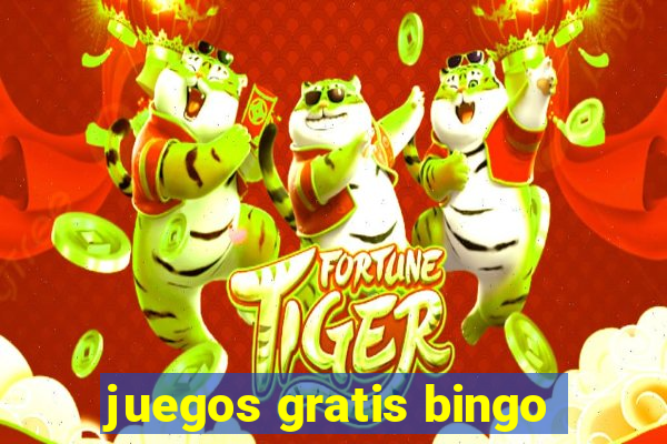 juegos gratis bingo