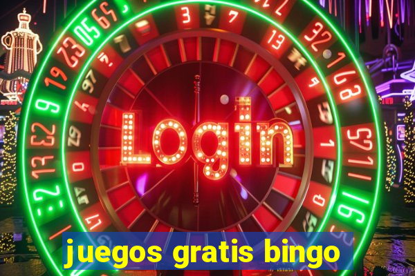 juegos gratis bingo